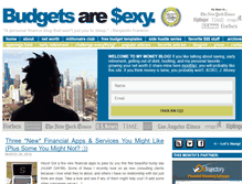 Tablet Screenshot of budgetsaresexy.com